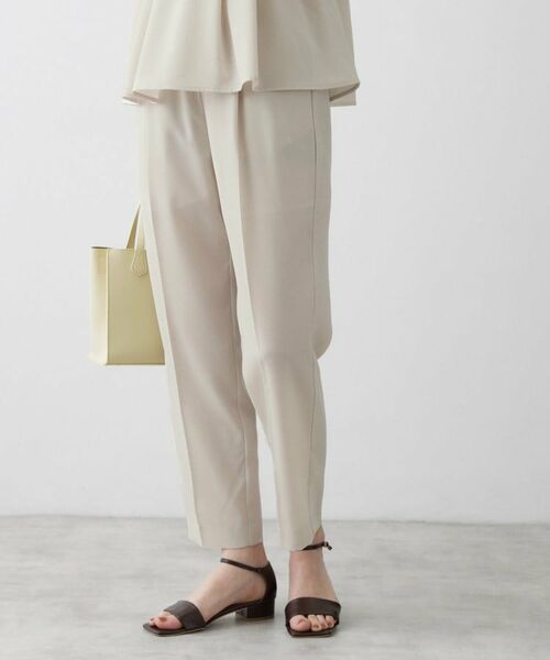 Dessin / デッサン パンツ | 【接触冷感／ウエストゴム／洗える／UVカット】イージーテーパードパンツ | 詳細9
