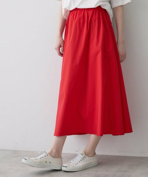 Dessin / デッサン スカート | フレアギャザースカート(レッド(062))