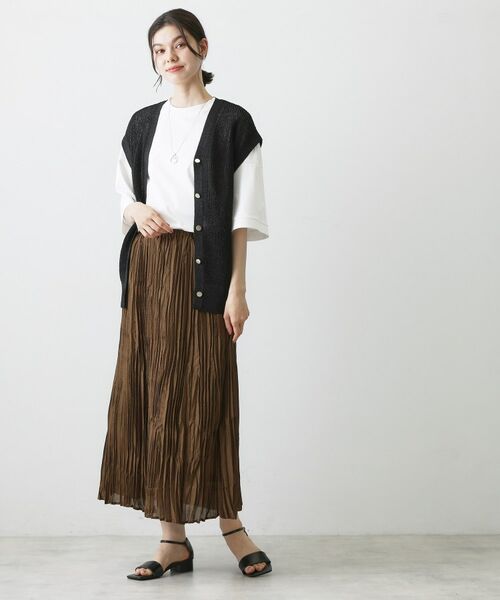 Dessin / デッサン スカート | 【洗える】ワッシャープリーツスカート | 詳細7