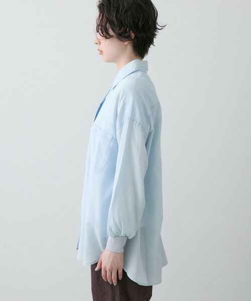 Dessin / デッサン シャツ・ブラウス | 【洗える】2オンスシアーデニムシャツ | 詳細10