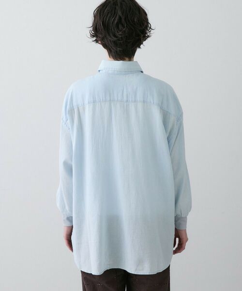 Dessin / デッサン シャツ・ブラウス | 【洗える】2オンスシアーデニムシャツ | 詳細11