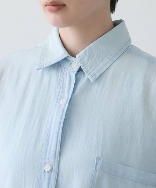Dessin / デッサン シャツ・ブラウス | 【洗える】2オンスシアーデニムシャツ | 詳細12