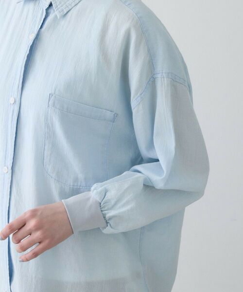 Dessin / デッサン シャツ・ブラウス | 【洗える】2オンスシアーデニムシャツ | 詳細13