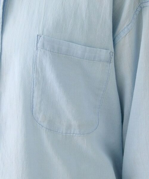 Dessin / デッサン シャツ・ブラウス | 【洗える】2オンスシアーデニムシャツ | 詳細15