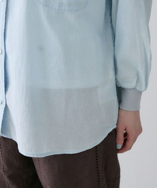 Dessin / デッサン シャツ・ブラウス | 【洗える】2オンスシアーデニムシャツ | 詳細16