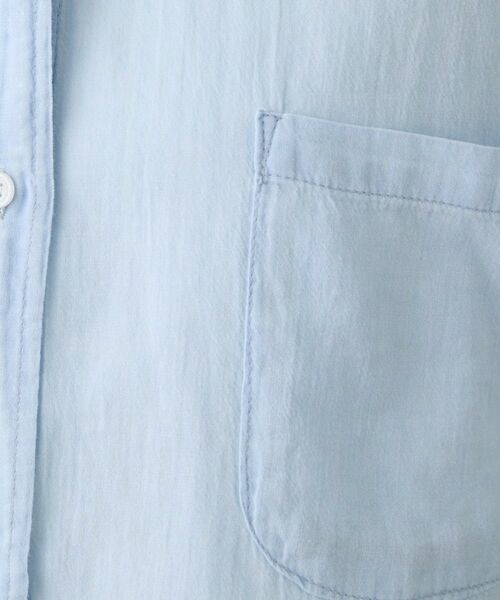 Dessin / デッサン シャツ・ブラウス | 【洗える】2オンスシアーデニムシャツ | 詳細4