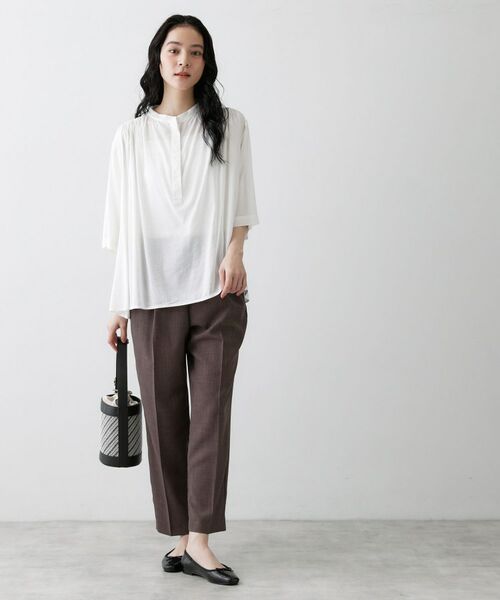 Dessin / デッサン シャツ・ブラウス | 【洗える】ソフトコットンレーヨンブラウス | 詳細1