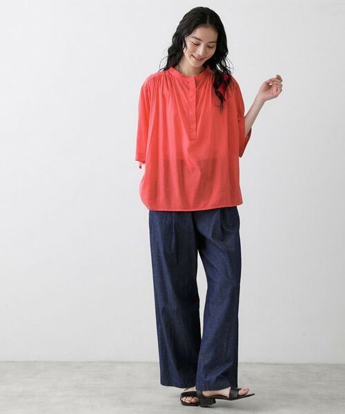 Dessin / デッサン シャツ・ブラウス | 【洗える】ソフトコットンレーヨンブラウス | 詳細11