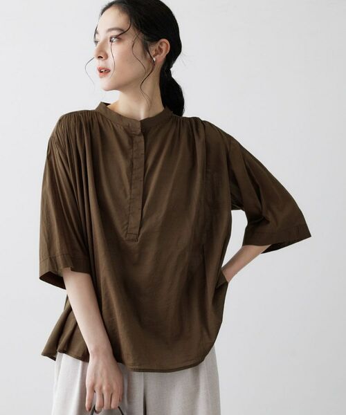 Dessin / デッサン シャツ・ブラウス | 【洗える】ソフトコットンレーヨンブラウス | 詳細5