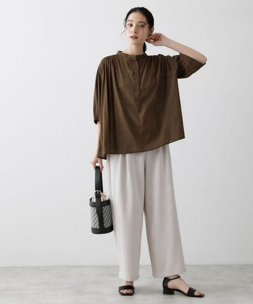 Dessin / デッサン シャツ・ブラウス | 【洗える】ソフトコットンレーヨンブラウス | 詳細7