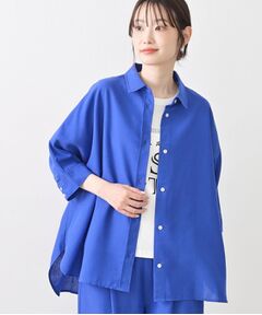 Dessin / デッサン シャツ・ブラウス | 【セットアップ可/洗える】リネンブレンドドルマンシャツ