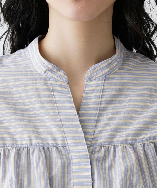 Dessin / デッサン シャツ・ブラウス | ストライプスキッパーシャツ | 詳細16