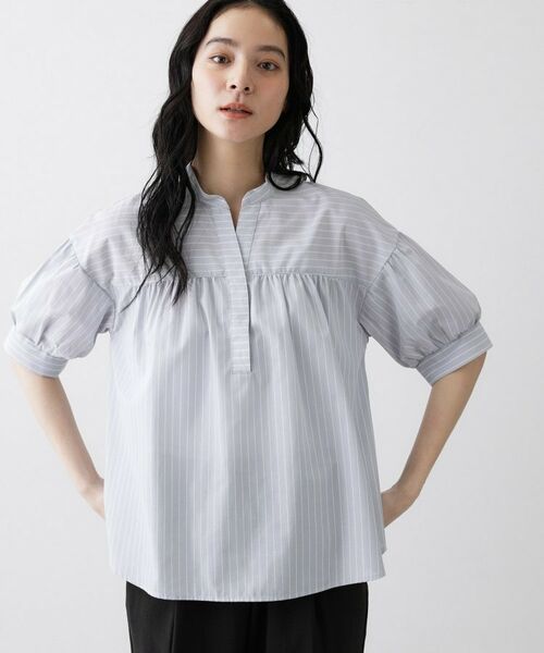 Dessin / デッサン シャツ・ブラウス | ストライプスキッパーシャツ | 詳細6