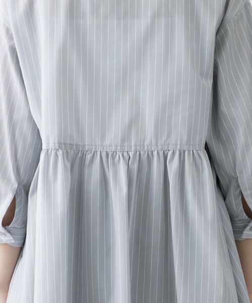 Dessin / デッサン シャツ・ブラウス | 切替フレアストライプシャツ | 詳細19