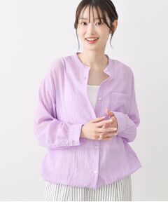 Dessin / デッサン シャツ・ブラウス | 【洗える】ドロストリングシアーシャツ