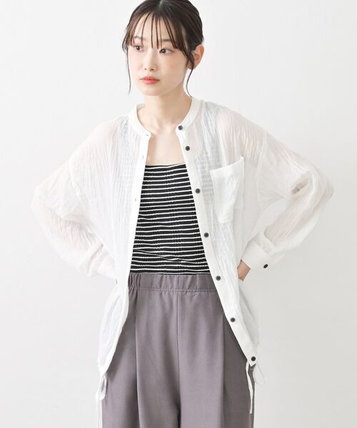 Dessin / デッサン シャツ・ブラウス | シャンブレーシアードロストリングシャツ | 詳細1