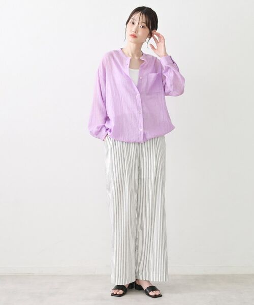 Dessin / デッサン シャツ・ブラウス | シャンブレーシアードロストリングシャツ | 詳細10