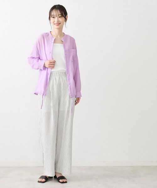 Dessin / デッサン シャツ・ブラウス | シャンブレーシアードロストリングシャツ | 詳細11