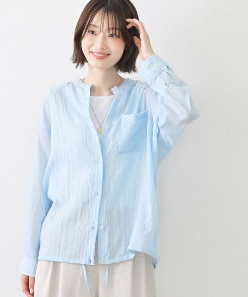 Dessin / デッサン シャツ・ブラウス | シャンブレーシアードロストリングシャツ | 詳細13