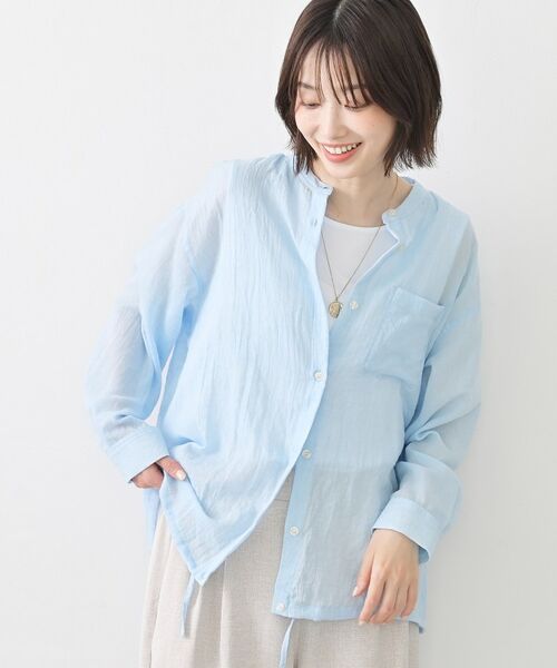 Dessin / デッサン シャツ・ブラウス | シャンブレーシアードロストリングシャツ | 詳細14