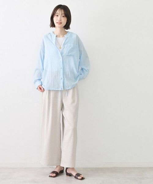 Dessin / デッサン シャツ・ブラウス | シャンブレーシアードロストリングシャツ | 詳細15