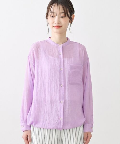 Dessin / デッサン シャツ・ブラウス | シャンブレーシアードロストリングシャツ | 詳細25