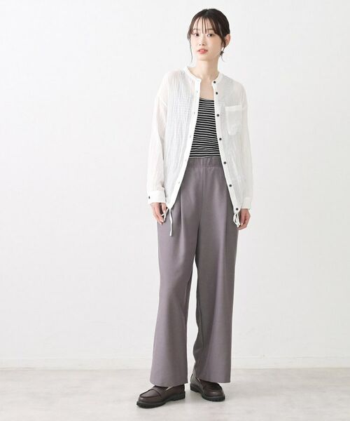 Dessin / デッサン シャツ・ブラウス | シャンブレーシアードロストリングシャツ | 詳細3