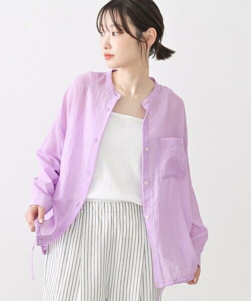 Dessin / デッサン シャツ・ブラウス | シャンブレーシアードロストリングシャツ | 詳細9