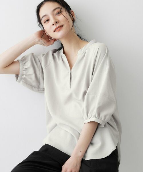 Dessin / デッサン シャツ・ブラウス | スキッパーライトブラウス | 詳細2