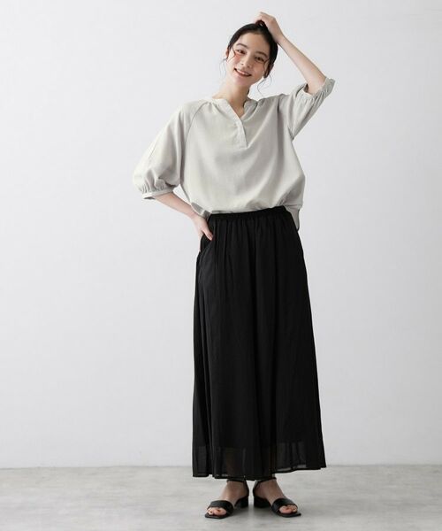 Dessin / デッサン シャツ・ブラウス | スキッパーライトブラウス | 詳細3