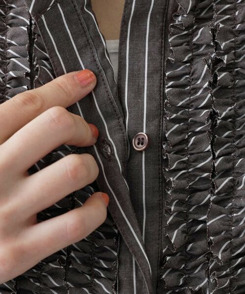 Dessin / デッサン シャツ・ブラウス | フロントフリルブラウス | 詳細20