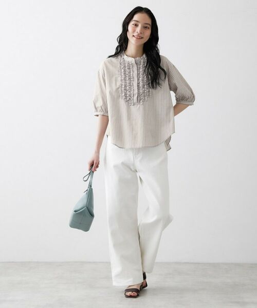 Dessin / デッサン シャツ・ブラウス | フロントフリルブラウス | 詳細3