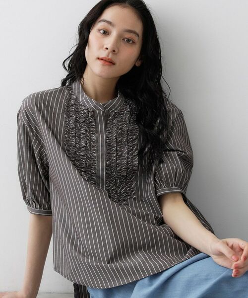 Dessin / デッサン シャツ・ブラウス | フロントフリルブラウス | 詳細6