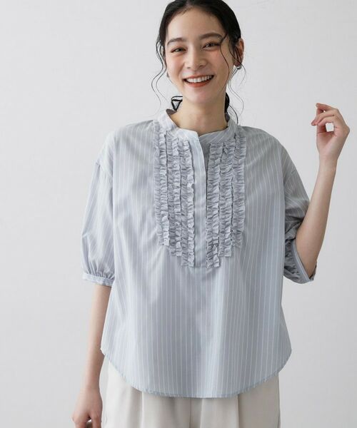 Dessin / デッサン シャツ・ブラウス | フロントフリルブラウス | 詳細9