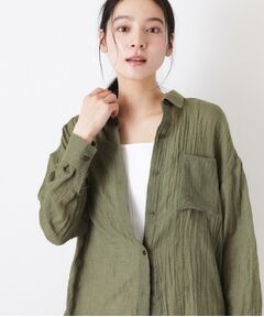 Dessin / デッサン シャツ・ブラウス | シアーカラーシャツ