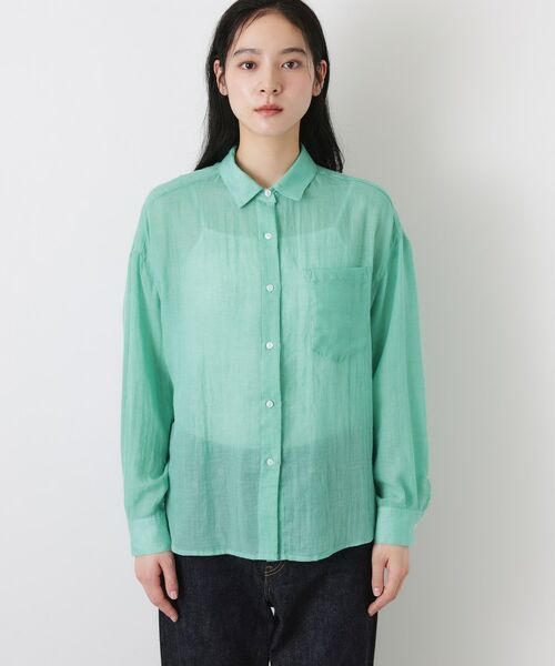 Dessin / デッサン シャツ・ブラウス | シアーカラーシャツ | 詳細13