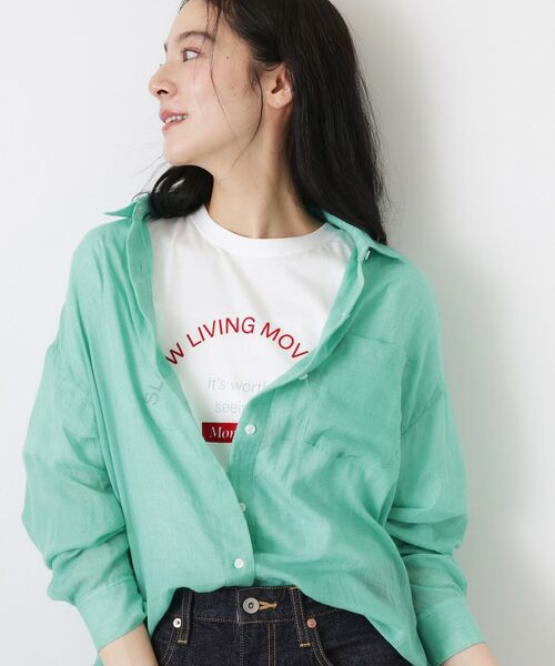 Dessin / デッサン シャツ・ブラウス | シアーカラーシャツ | 詳細5