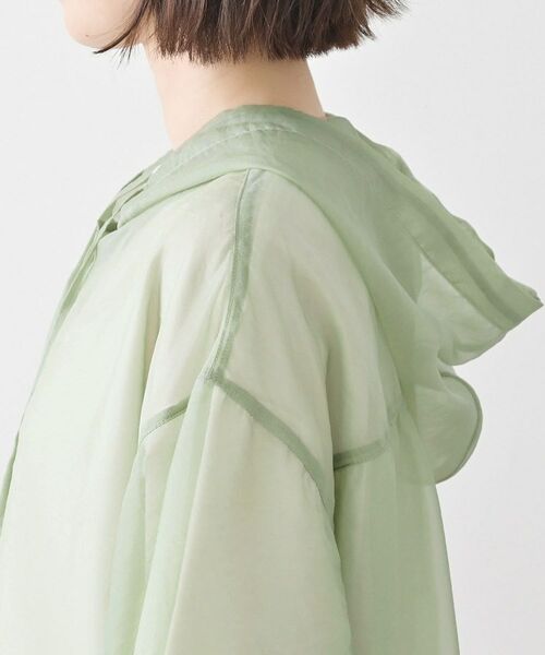 Dessin / デッサン シャツ・ブラウス | シアーアオーガンフードシャツ | 詳細17