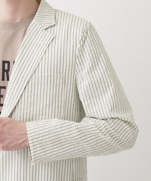 Dessin / デッサン テーラードジャケット | サッカー素材 ジャケット | 詳細13