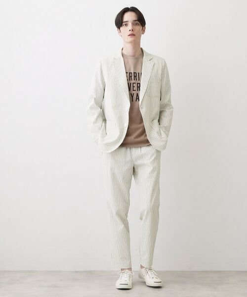 Dessin / デッサン テーラードジャケット | サッカー素材 ジャケット | 詳細3