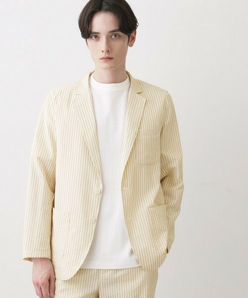 Dessin / デッサン テーラードジャケット | サッカー素材 ジャケット | 詳細5