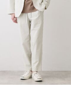 Dessin / デッサン パンツ | サッカー素材 テーパードパンツ