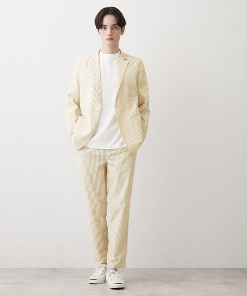 Dessin / デッサン パンツ | サッカー素材 テーパードパンツ | 詳細7