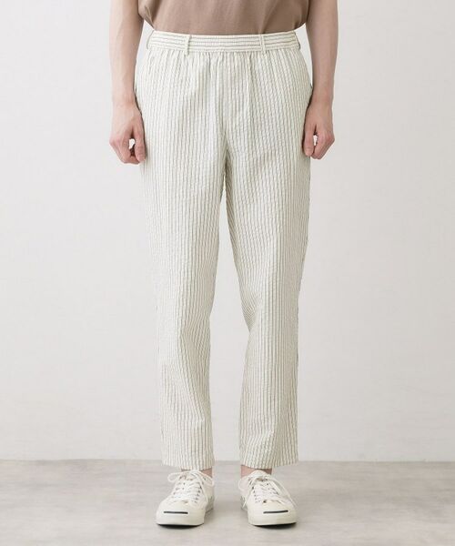 Dessin / デッサン パンツ | サッカー素材 テーパードパンツ | 詳細9