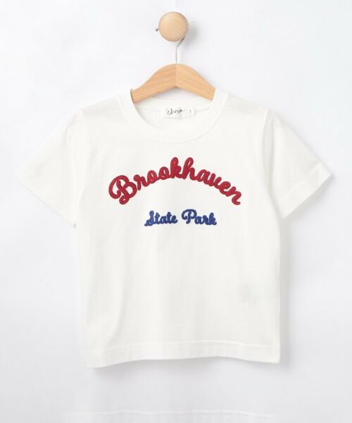 Dessin / デッサン Tシャツ | オーガニックコットンロゴTシャツ（ホワイト(001)）