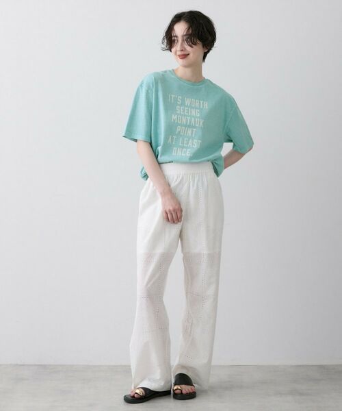 Dessin / デッサン カットソー | 【ユニセックス/洗える】ピグメントロゴTシャツ | 詳細10