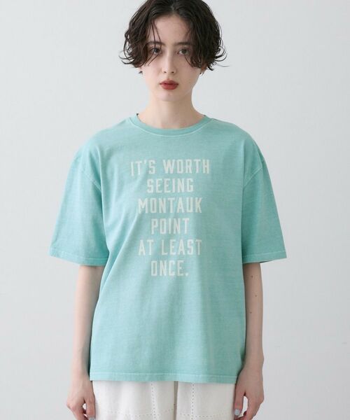 Dessin / デッサン カットソー | 【ユニセックス/洗える】ピグメントロゴTシャツ | 詳細13