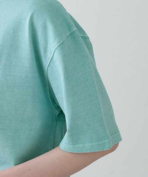 Dessin / デッサン カットソー | 【ユニセックス/洗える】ピグメントロゴTシャツ | 詳細17