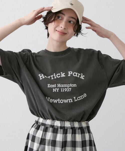 Dessin / デッサン カットソー | 【ユニセックス/洗える】ピグメントロゴTシャツ | 詳細2