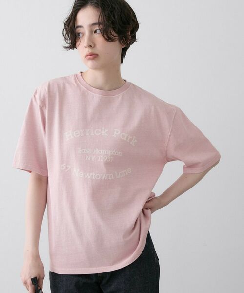 Dessin / デッサン カットソー | 【ユニセックス/洗える】ピグメントロゴTシャツ | 詳細5